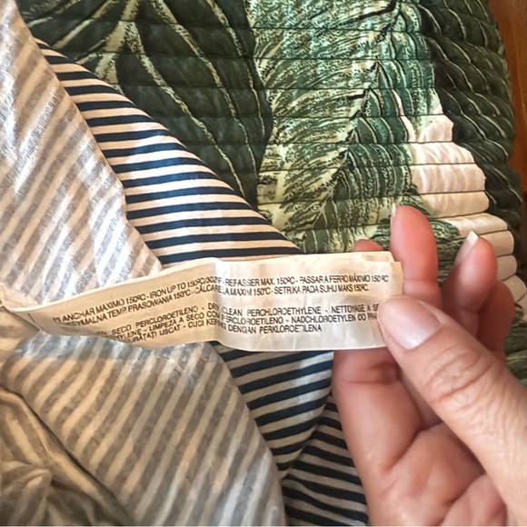 Zara trafaluc navy stripes top SZ m - Picture 6 of 8